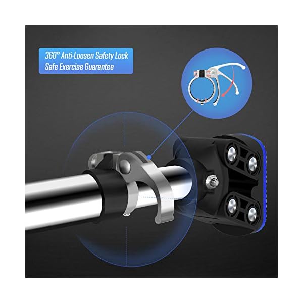 Umi. Essentials Door Pull Up and Chin Up Bar Upper Body Workout Bar