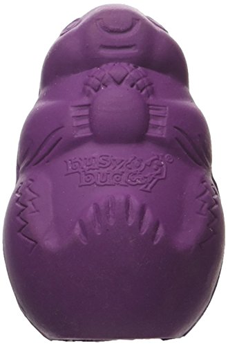 PetSafe Busy Buddy Squirrel Dude, Durable Rubber Dog Chew Toy, Use with Food or Treats