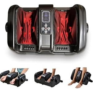 LifePro Foot Massager for Neuropathy with Heat, Shiatsu Foot and Calf Massager, Electric Foot Massager Machine with Remote Control, SoleSerene Feet Massager for Foot, Ankles and Arms