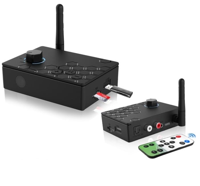 Microware 192Khz Digital to Analog Bluetooth 5.4 DCA Audio Digital to Analog Digital Analog SPDIF to RCA Volume Adjust Audio Converter