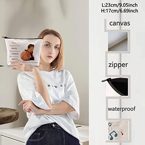 Levlo Dr Strange Cosmetic Make Up Bag Eye Of Agamotto Fans Gift You Are Braver Stronger Smarter Than You Think Makeup Zipper Pouch Bag (Doctor Bag) #TOP2