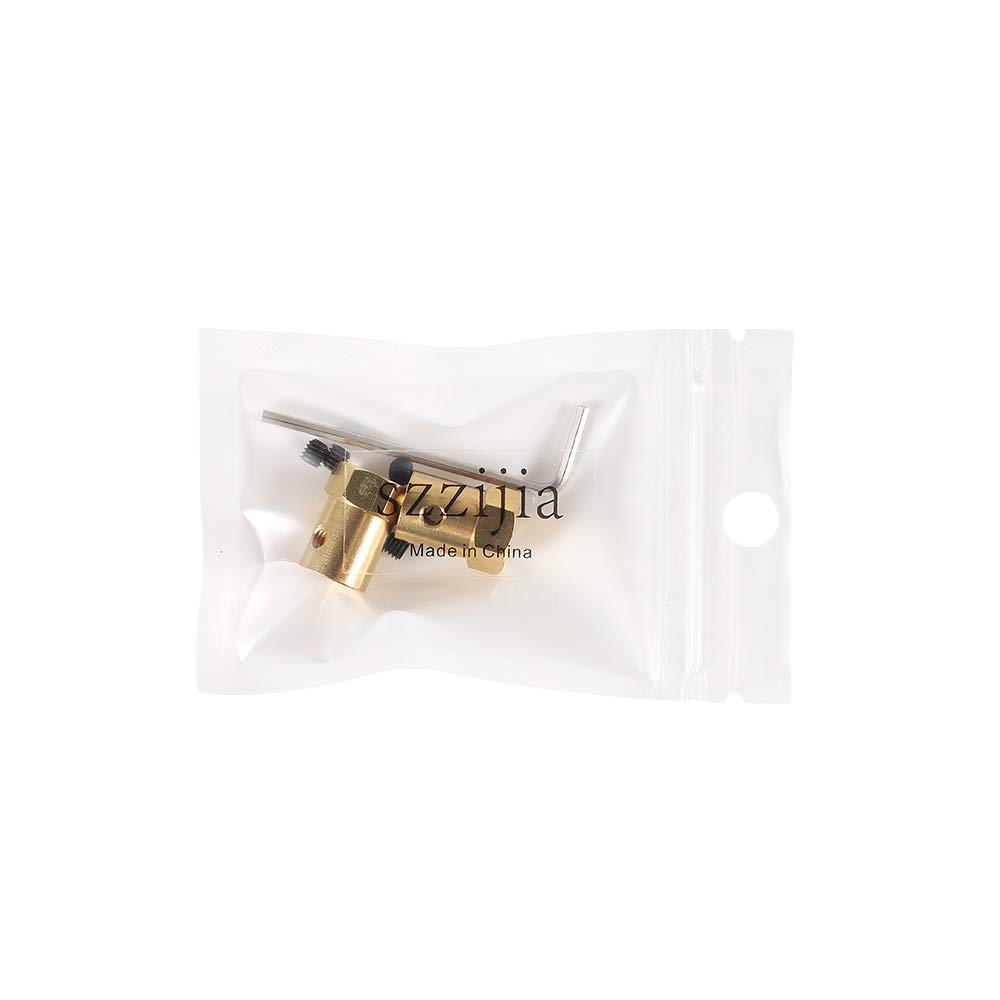 szzijia 7mm for Car Wheels Tires Shaft Motor Flexible Coupling Coupler Connector Pack 2