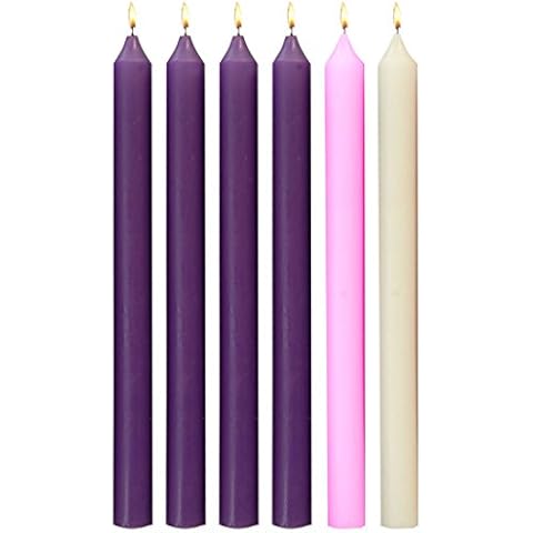 F.A. Dumont 1"x12" Christmas Advent Candles - set of 6 Cover