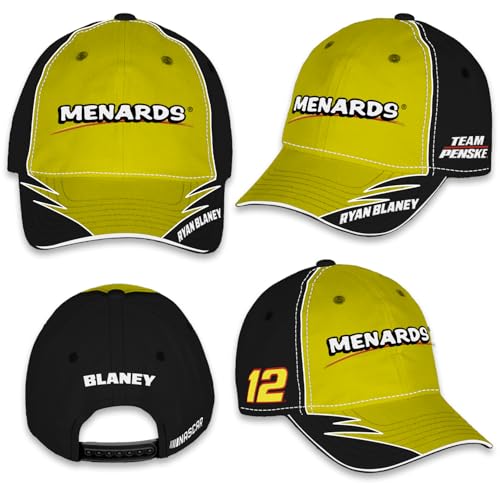 Ryan Blaney #12 NASCAR 2025 Element Snapback Hat Yellow miniatura 2