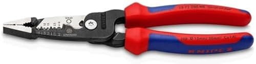 Knipex 13 72 200 Me Pinza Multifunzione Da Elettricista Per Cavi Di Dimensioni Metriche Modello Metrico Rivestiti In Materiale Bicomponente Bonderizza