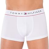 Tommy Hilfiger Herren Microfiber Low Rise Trunk Flex Boxershorts, Weiß (Classic White 100), X-Large (Herstellergröße: XL)