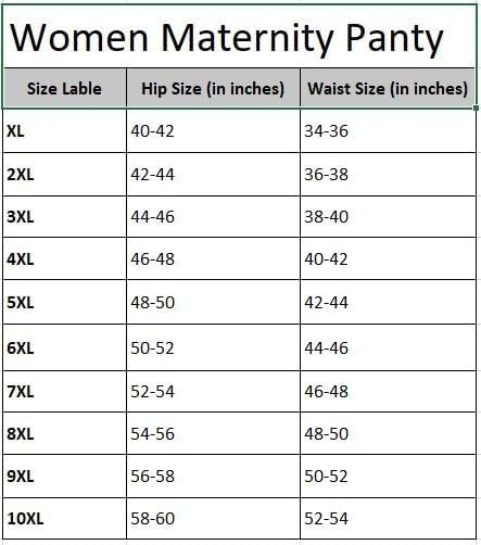 Fashiol Women's High Waist Cotton Stretch Briefs | Full Coverage Maternity Panties | Ideal for Pregnancy & C-Section Recovery (in, Alpha, 9XL, Plus, 7914) 2