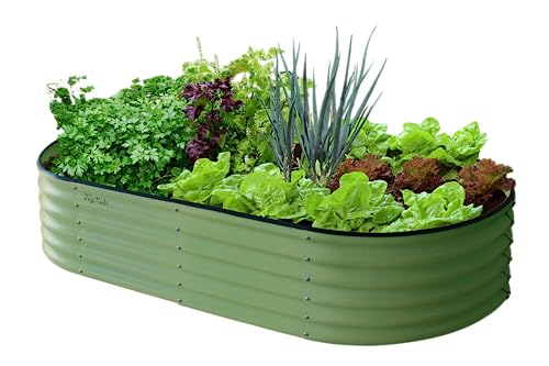 VegTub Modular Metal Raised Bed Kit - Sage Green