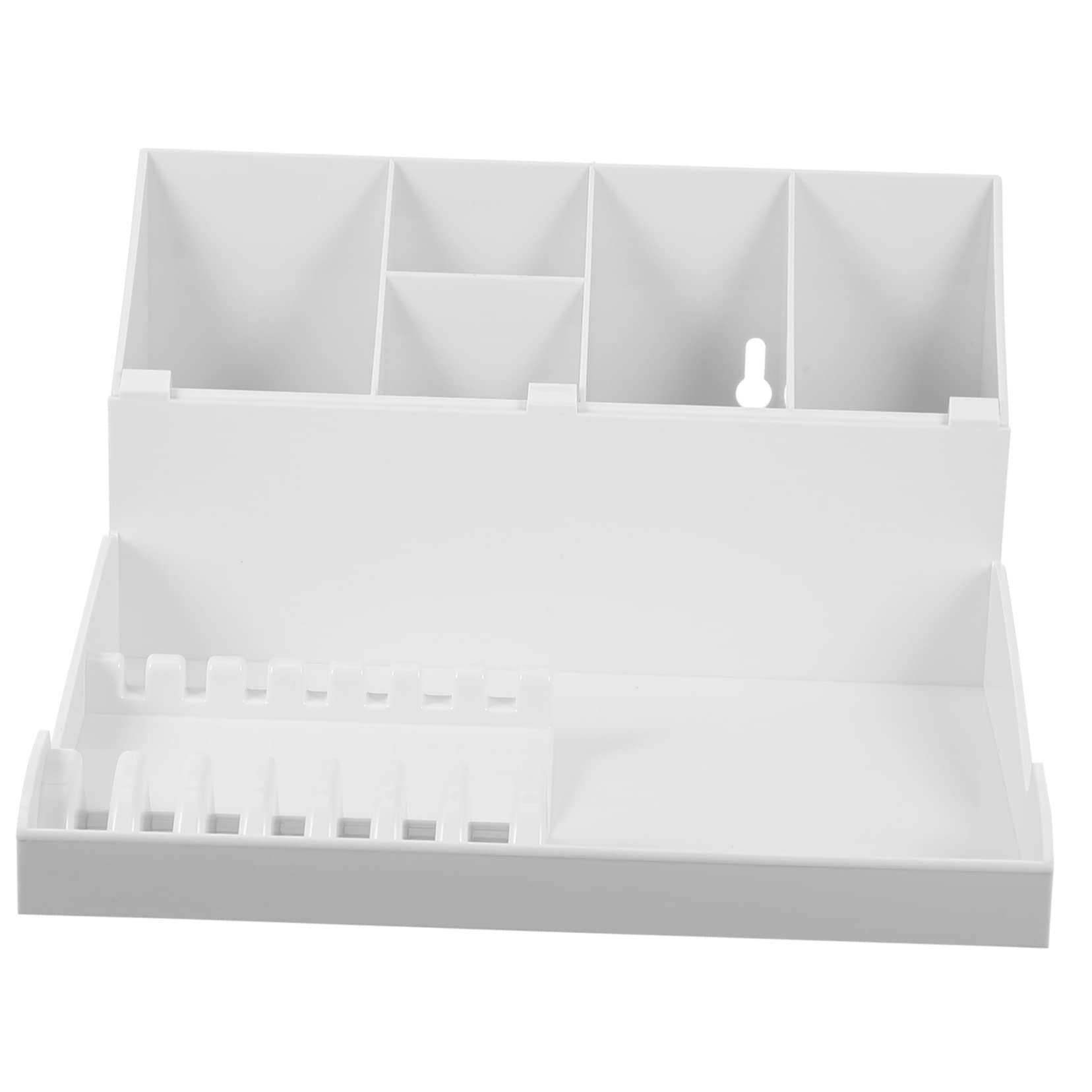 1ensemble Organisateur De Coiffure Boîte De Rangement Multifonctionnelle Pour Outils De Coiffure Complet Avec Plateau Pour Salon Et Usage Personnel