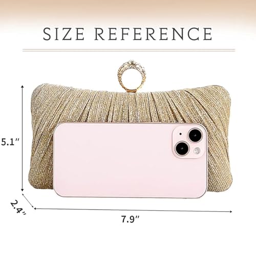 Evening Clutch Purses - Women's Evening Bag Party Purses Handbag for Cocktail/Prom/Party/Wedding/Formal - Image 4