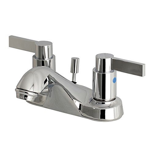 Super Deal Product Kingston Brass FB5621NDL NuvoFusion 4 Centerset Bathroom Faucet, 4-1/2 in Spout Reach, Polished Chrome 🛒 Flash Sale Kingston Brass FB5621NDL NuvoFusion 4 Centerset Bathroom Faucet, 4-1/2 in Spout Reach, Polished Chrome