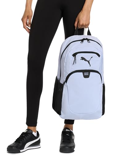 Image of PUMA Women's Poppy Backpack in Memory Cloth with Laptop Sleeve, Luggage Strap & Water Bottle Pockets