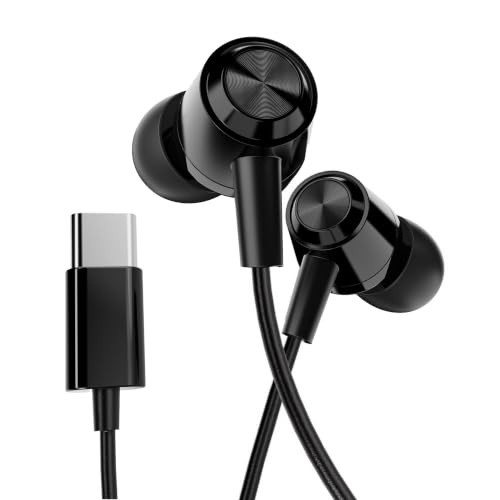 Image of GOBOULT WiredX 500 Earphones with Type-C Input, 13mm Bass Drivers, Inline Controls, IPX5, Earphones Wired Headphones with mic