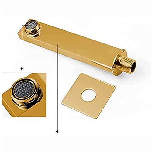 Ensemble de robinet de douche mural doré pour moderniser sa baignoire