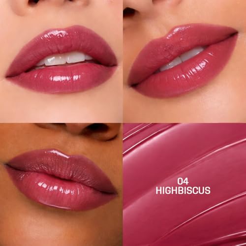 Image of Colors Queen Gloss Stick | Lightweight & Non-Sticky Lip Gloss | Smooth 8 Hrs Hydrating Formula | High Shine Lipstick for Women Enriched with Shea Butter, Vitamin E & Squalane (04 - Highbiscus, 3.6g)