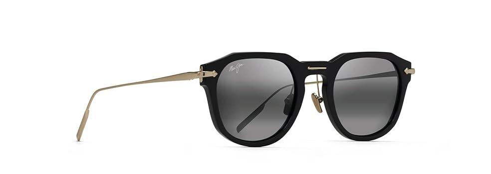 Maui Jim ブラック フレームレス サングラス Breakwall Rimless Sunglasses | Lightweight Polarized Style