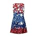 USA Dress Festival Fashion Dressy Sleeveless O Neck Maternity Independence Day Lounge Fourth of July Outfit Vestidos De Verano para Mujer 2025 Blue