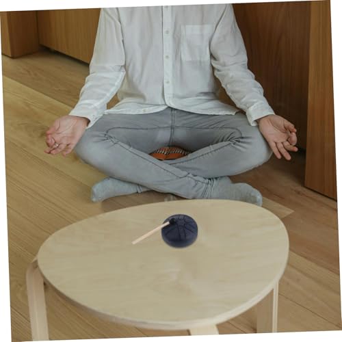 Mini Tambor de Lengüeta de Acero Azul para Meditación miniatura 4