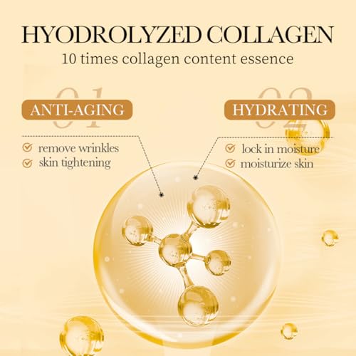 Collagen Body Lotion - Anti-Wrinkle Moisturizing Body Cream - Enriched with Hydrolyzed Collagen - Large-Capacity Body Moisturizer for Dry Skin - Smooth, Firm, and Hydrated Skin 300ml - Image 6