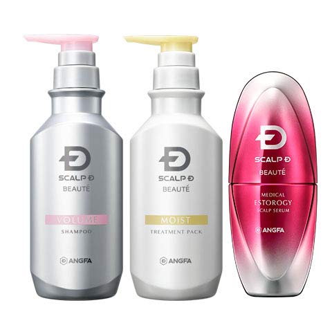 Amazon.co.jp: Angfa Scalp D Beaute Mix Set, Promotes Hair Growth