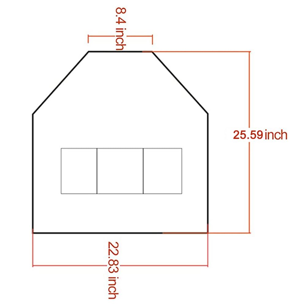 Delantal ajustable con espalda cruzada con 3 bolsillos, delantal de trabajo para peluquería (22.8 pulgadas de ancho 25.5 pulgadas de largo), Deslumbrante, talla única