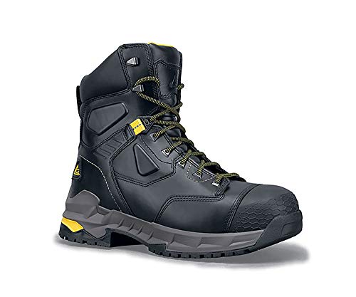 Shoes for Crews Redrock, Men's 8" Composite Toe (CT) Work Boots, Slip Resistant, Water Resistant, Black2