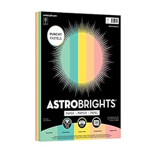 Astrobrights Punchy Pastel Paper As...