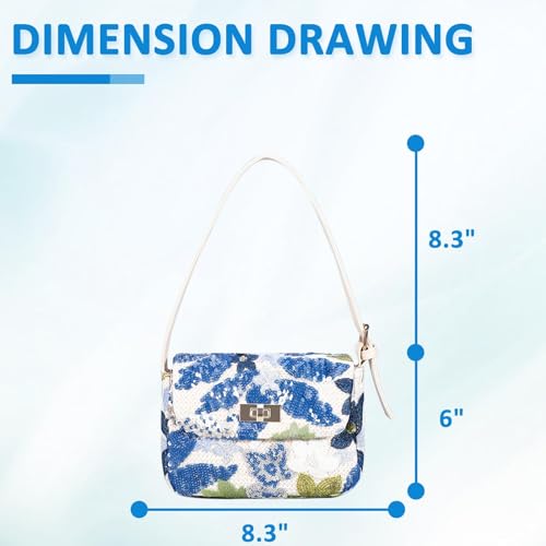 Bolso de playa bordado con lentejuelas Bohemio miniatura 4