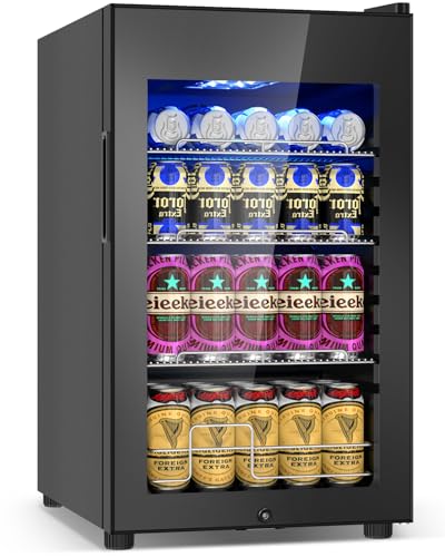 Velivi 126 Can Glass Door Cooler