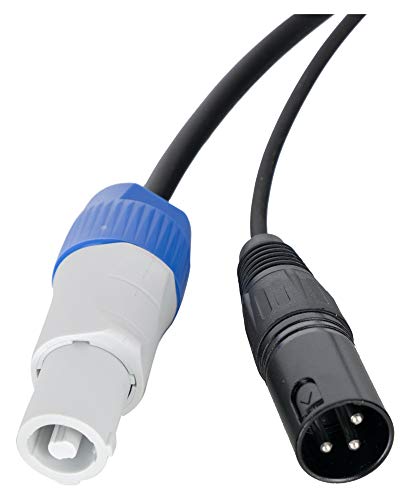 Pronomic Stage PPD-2.5 Hybridkabel Powerplug/DMX 10m (ideal zur Verkabelung von Lichteffekten & Bühnenbeleuchtung)