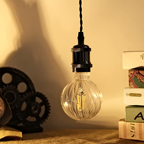 Golden Buble - Confezione da 2 lampadine vintage