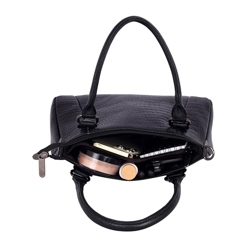 Image of DORPER MONEY Hill Full-Grain Durable Leather Top-Handle satchel Tote Handbags & Shoulder Sling Bags For Women Office Branded Stylish Latest