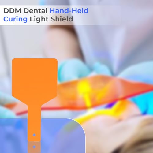 Image of Dental Hand-Held Shield - 9.45 x 5.03 x 0.20 Polypropylene Light Protection Eye /Face Protector Plate Board - Dental Curing Light Shield