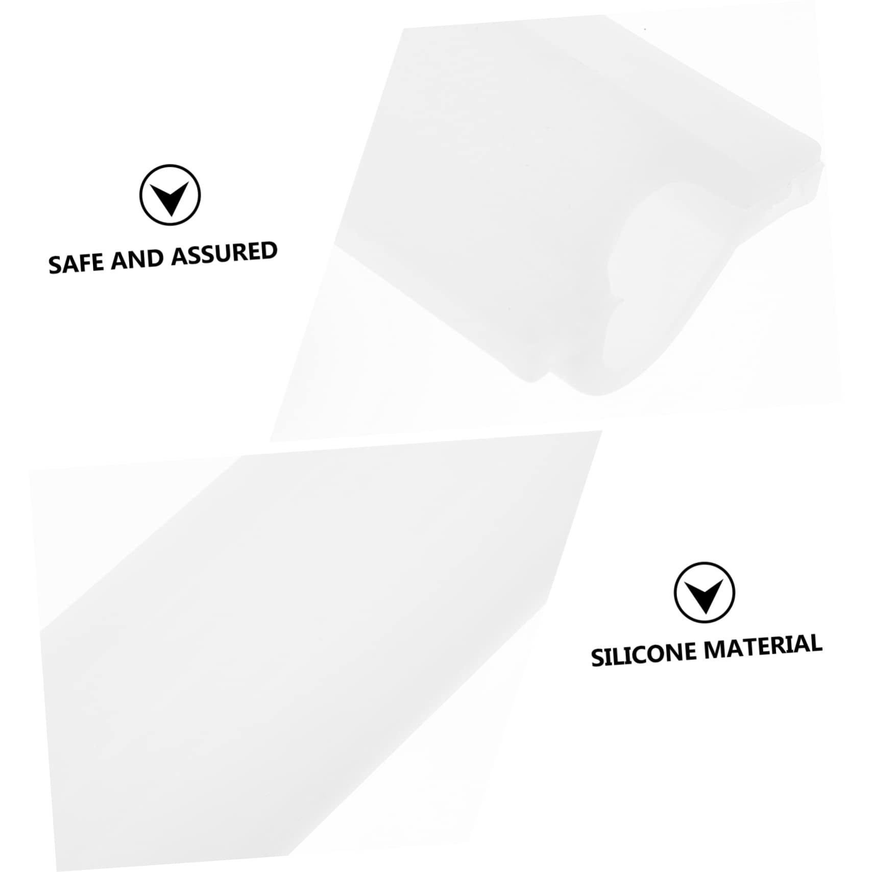 Anneome 2pezzi Mold Silicone Per Barrette Fai Da Te Stampo Versatile Per Dolci e Saponi Facile Da Pulire e Leggero Per Creazioni Artigianali e Regali Originali