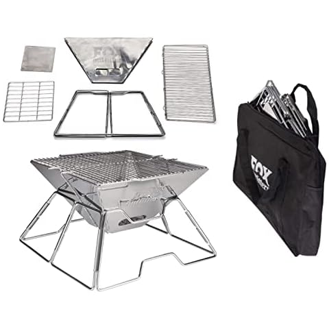 Quick Grill Medium: Stainless Steel Folding BBQ Grill Cover
