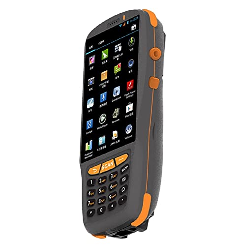 1D Terminal Scanner Handheld, 4.0 Inch Touch Screen, Android 7.1 OS, Numeric Keypad, WiFi, 4G LTE, BT, NFC, 8MP Camera, for Warehouse Delivery(Standard Set)