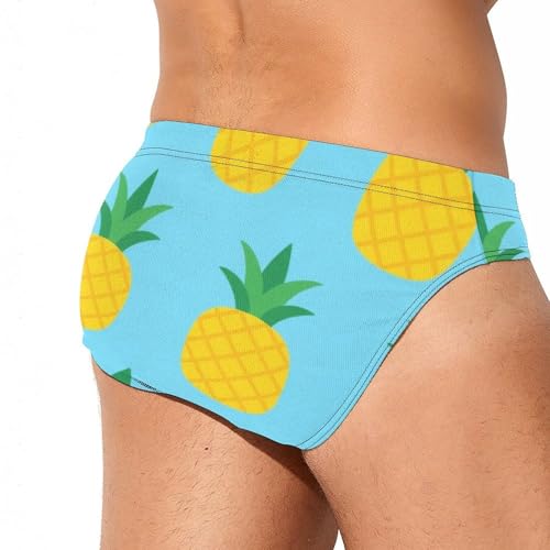 Mens Adjustable Drawstrings Swim Briefs Triangle Bikini Swimwear3