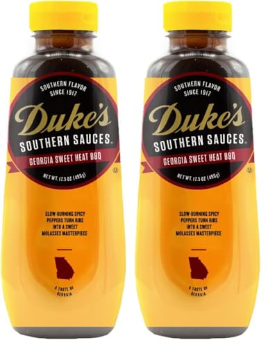 Image of Duke's Georgia Sweet Heat Southern Sauce, 17.5 Ounce (Pack of 2)