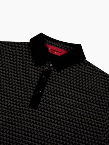 Image of LUDIC Core Polo T-Shirt, Dailymove Collection | Regular Fit | Stand-up Collars | 100% Organic Cotton, 240 GSM | Lightweight & Comfortable |Everyday Essential | Polo T-Shirt for Men