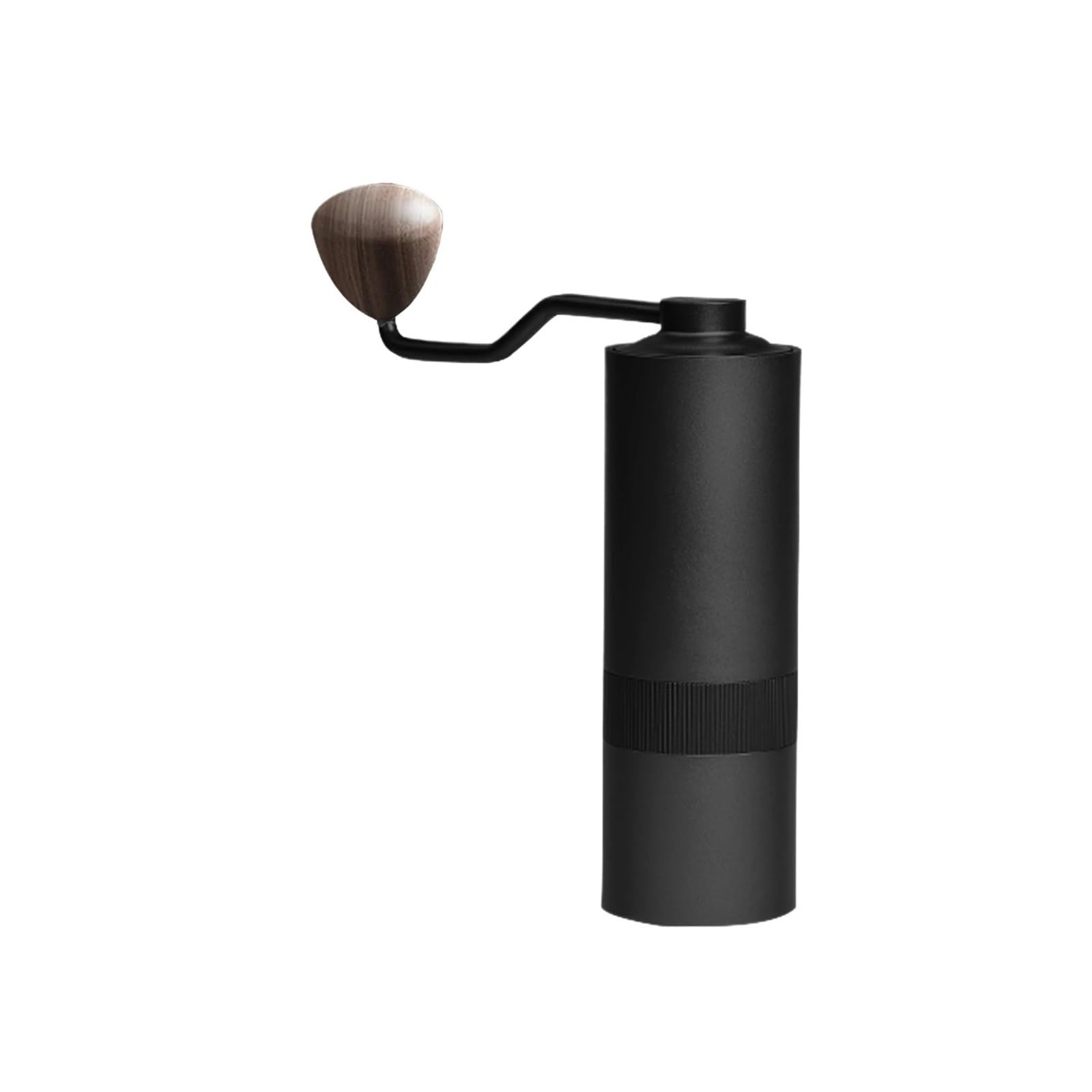 Compatibile con macinacaffè manuale Manovella portatile doppio cuscinetto in acciaio inossidabile 304 regolabile(Black)