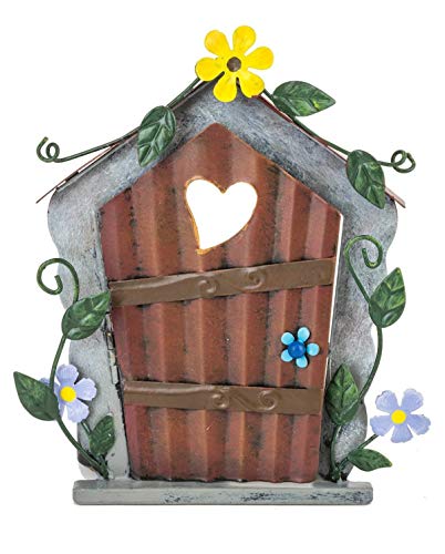 Fountasia - Puerta de Hadas, diseño de corazón y Flor Amarilla