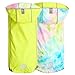GF Pet Neon Aqua with Iridescent Reversible Dog Raincoat, 3X-Large