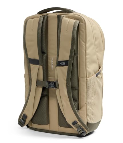 Image of The North Face Vault Everyday Laptop Backpack - Commuter Travel Bag, Water-Repellent Finish, Spacious Compartment, Khaki Stone /New Taupe Green /Bottle Green, One Size