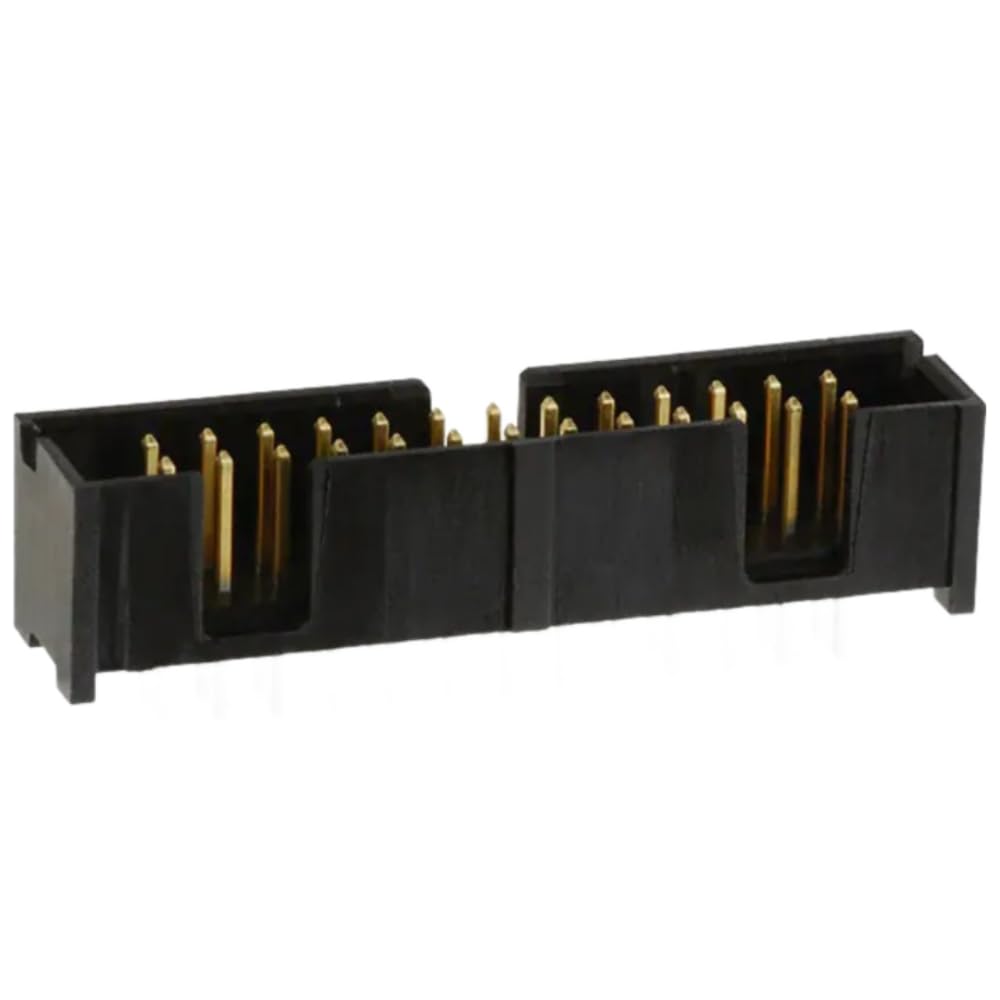 Pack of 10 5103308-6 Connector Header VERT 26POS 2.54MM, Bulk, RoHS