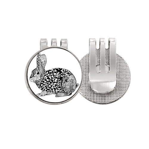 Marqueur de balle de golf motif lapin mignon une idée cadeau pour golfeur