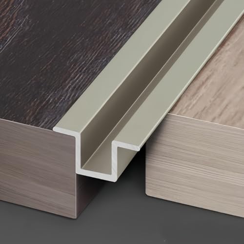 NuoNxuo ���؂�� �t���A�g���� �A���~������ �G�b�W�K�[�h �^�C���E�t���[�����O�E�J�[�y�b�g�p ���[���f�B���O�� ��13mm?27mm �ό� �h���� �d�グ���[�� �n��ǖʂ̔��������ӂƌŒ�y����150cm 2�{�Z�b�g�z(F,7*6.9mm)