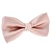 Produktbild SHIPITNOW Fliege Puderrosa (Rose Gold) - 30 Farben - Männer fliege Hochzeit, Party - Satin stoff, Einfarbig - Vorgebunden, Herren