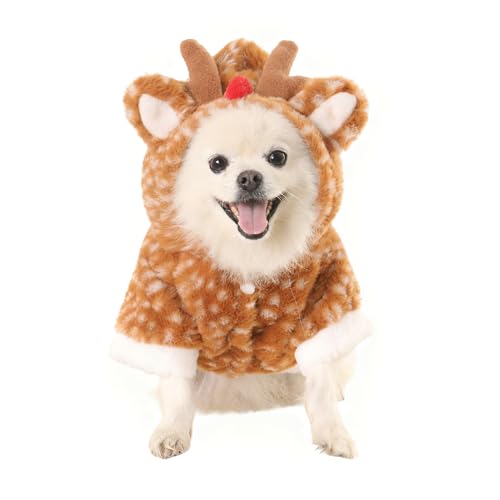 Disfraz de reno para perro talla M