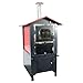 FORNO IN ACCIAIO INOX LEGNA VENTILATO CARRELLO CATTURA INDIRETTA ESTERNO VENTOLA VENTILATO ELETTRICAMENTE