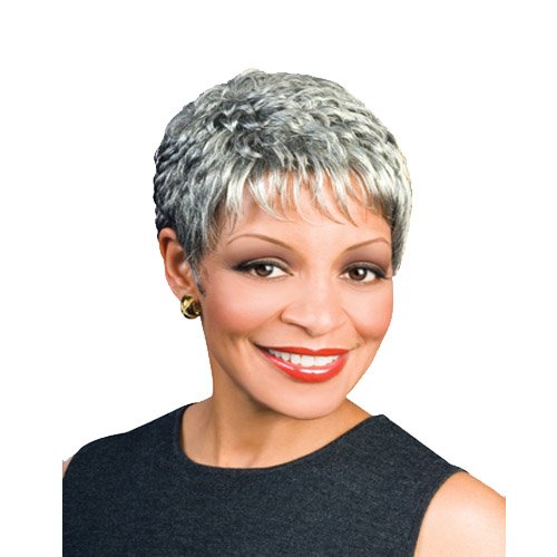 Foxy Silver Synthetic Wig - Naomi-3T44